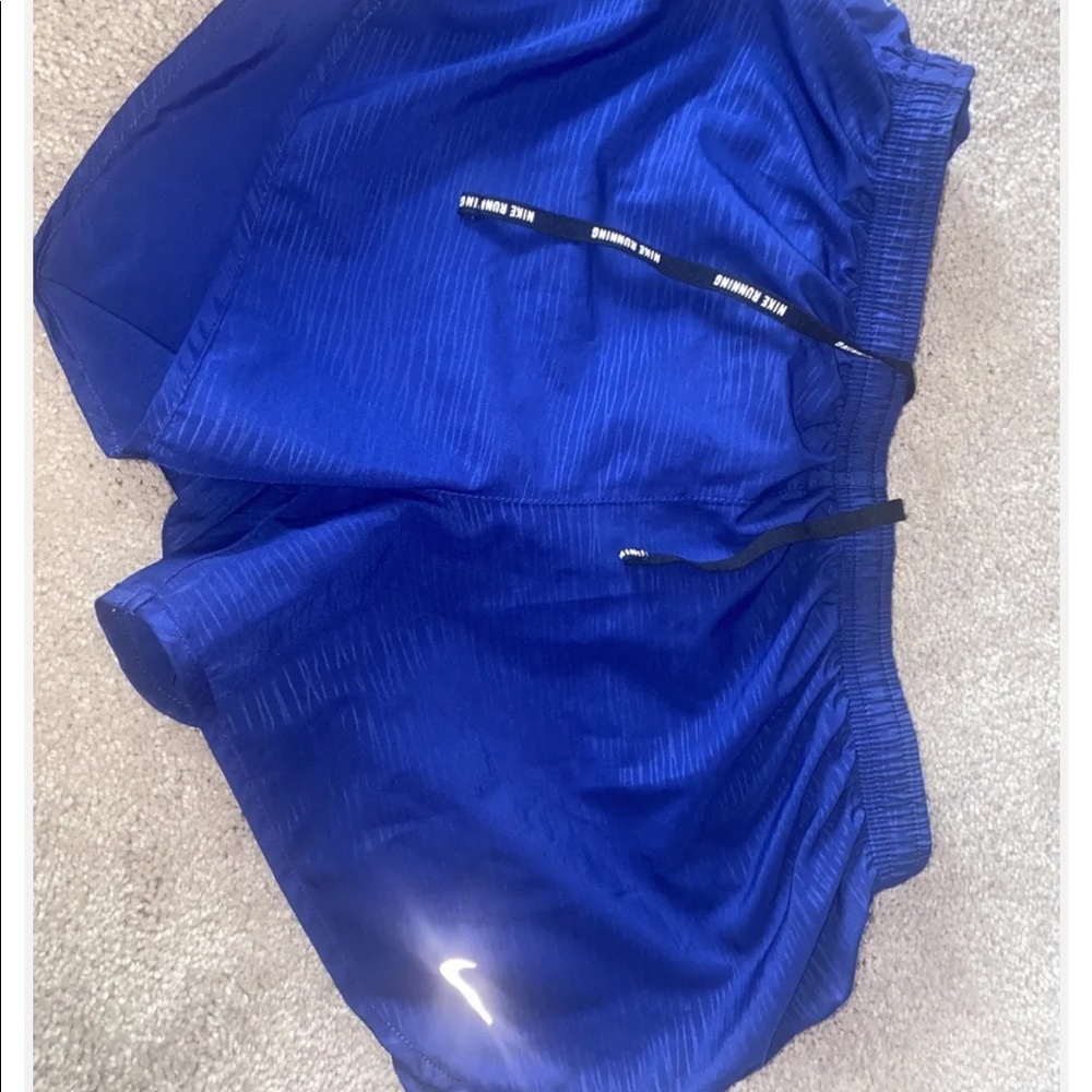Blue Nike women’s medium running shorts